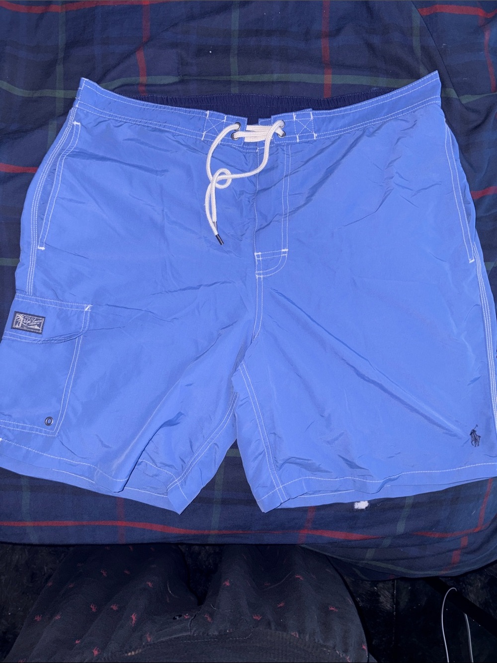 Polo by Ralph Lauren Light Blue Men’s Swim Board Shorts